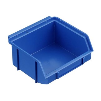 Stapelbak kunststof - 85 x 95 x 45 mm - blauw B1   