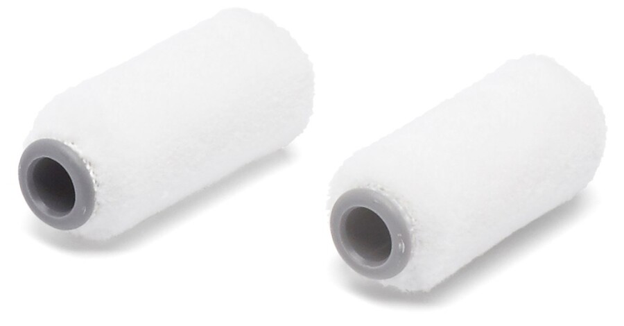 ANZA Pro mini viltrol [2st] voor het strakste resultaat met synthetische lakken - 5 cm