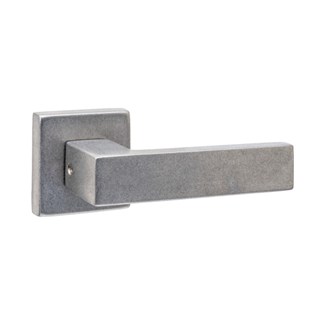 Intersteel Deurkruk Amsterdam met rozet 53x53x10mm RVS getrommeld