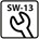Hoenderdaal dopmoer [50x] - MESSING VERNIKKELD - SW-13 - M8mm