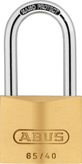 Abus cilinderhangsloten - type 65HB - met hoge beugel