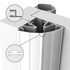 Ellen vingerbeschermingsprofiel - Finprotect Plus 5090 - 250cm - wit RAL9010