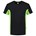Tricorp T-shirt Bi-Color - Workwear - 102002 - zwart/limoen groen - maat XL