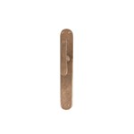 Dauby deurkruk op schild - Pure PHT"T+T" / P40 - ruw brons - blind