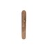 Dauby deurkruk op schild - Pure PHT"T+T" / P40 - ruw brons - blind