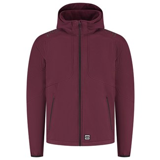 Tricorp Softshell Capuchon Luxe Redefined 406104 bordeaux rood - maat L