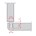 Hekna deurbuffer 8x10.5mm inboor huls boring 8mm