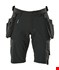 Mascot Advanced short - 17149-311 - afritsbare spijkerzakken - zwart - maat C50