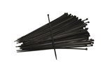 Ivana bundelbandjes - zwart - 4.8 x 370 mm - 100 stuks