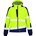 Opsial Softshell jas geel-marineblauw High-Visibility - maat L