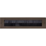 Formani LB535BI BASICS briefplaat met tochtborstel brons