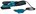 Makita  BO005CGZ Handpalm vlakschuurmachine XGT 40V - max 80 x 133 mm 