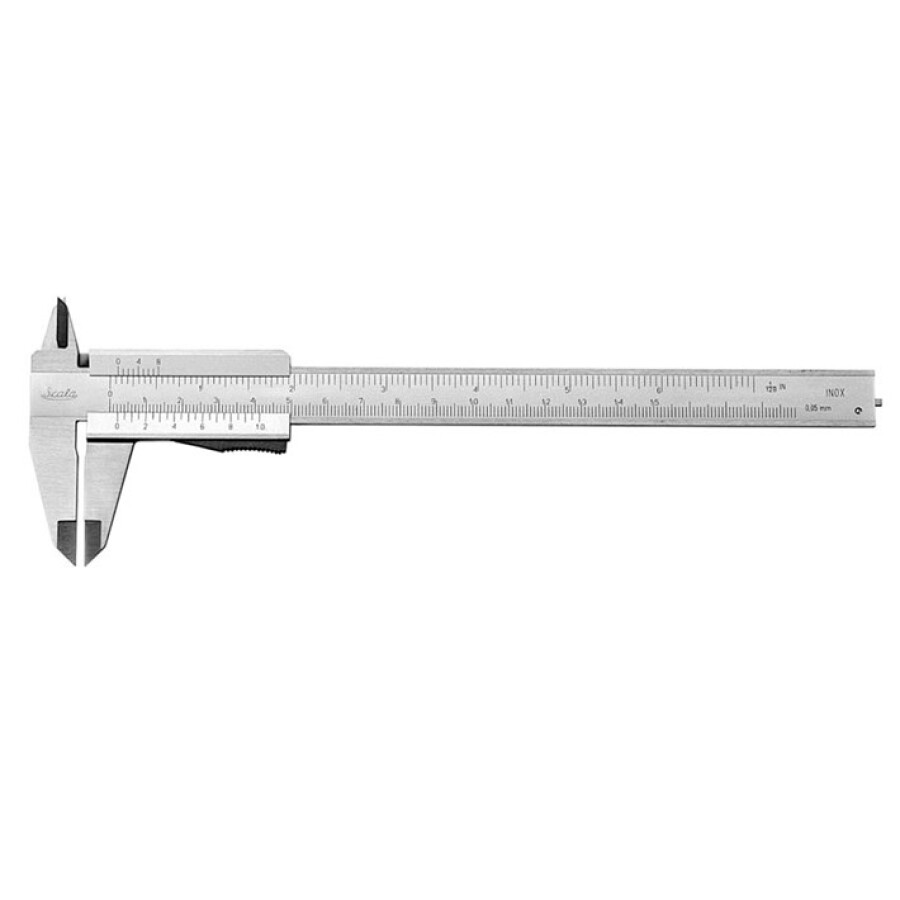 Scala schuifmaat - 150 mm - RVS - matverchroomd