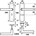 AXA deurkruk Milan met schild WC63/8 Curve zwart