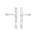 Dauby veiligheidsgarnituur kruk/kruk - Pure PH1830 + PH1830 - wit brons - profielcilinder 92 mm