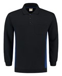 Tricorp polosweater Bi-Color - Workwear - 302001 - marine blauw/koningsblauw - maat M