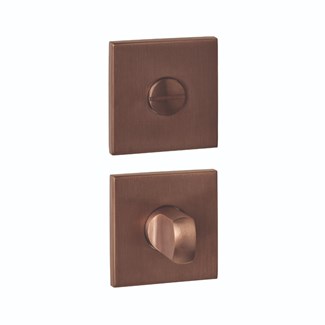 Intersteel WC-sluiting verdekt 53x53x6mm met stift 6-8mm PVD Brons