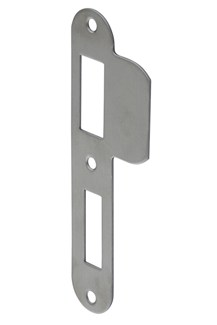 Nemef sluitplaat afgerond P1266/17/U RVS - korte lip