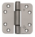 BSW glijlagerscharnier - 818 Allround - afgerond - 89x102x3 mm - RVS 