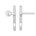 Dauby veiligheidsbeslag knop/kruk - Pure TOP + PH1920 - mat wit brons - profielcilinder 92 mm