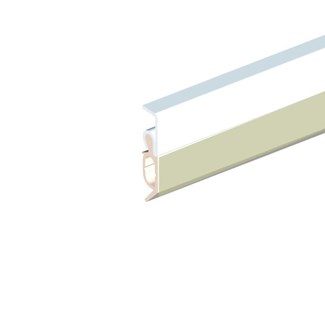 Ellen opbouw tochtprofiel - max. kier 13mm - Elro XL - 230 cm - wit aluminium 