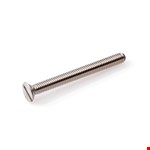 Hoenderdaal metaalschroef [200x] - RVS-A2 - platkop - zaagsnede - M6x16mm