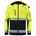 Tricorp softshell jack - Bi-color - Safety - 403007 - fluor geel/marine blauw - maat S