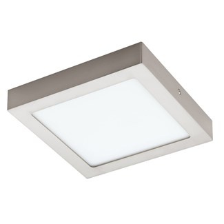 EGLO Connect plafondlamp - FUEVA-C - vierkant - staal - 22,5 x 22,5 cm