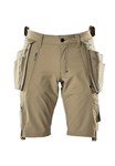 Mascot Advanced short - 17149-311 - afritsbare spijkerzakken - kaki - maat C68