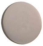Ivana aluminium blindrozetten - Economy - rond 51 mm - F1 - BL