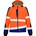 Opsial Softshell jas oranje-marineblauw High-Visibility - maat XL