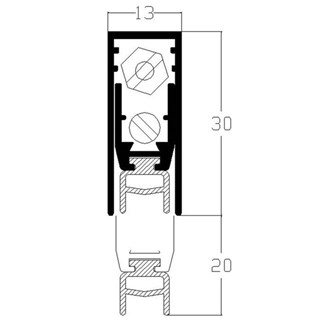 Luvema TO20F093 brandvertragende valdorpel 93cm