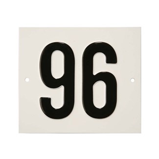 Besbo huisnummerplaat - Nr. 96 - aluminium