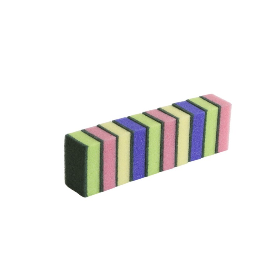 Betra multikleuren schuurspons assorti [10st] - 90x60x30mm