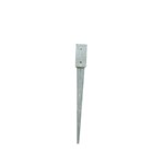 Gebr. Bodegraven paalhouder - met punt - 71 x 71 x 750 mm - verzinkt