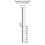 Dutack Clipped head nail 3.0mm 34gr gegalv.90mm [3.000]