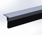 Ellen borstelprofiel IBS 90 18 - 3000 mm - aluminium
