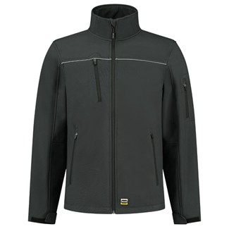 Tricorp Softshell Luxe - Workwear - 402006 - donkergrijs - maat 5XL