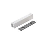 Blum rechte adapter+plaat - lang TIP-ON - zijdewit - 956A1201