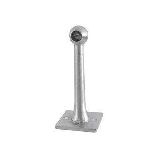 Dauby lange steun - Pure Plus Square - mat wit brons - vierkant - links