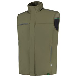Tricorp 402709 Tech Shell Bodywarmer RE2050 Legergroen maat 4XL