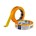 HPX maskingtape 4400 - 25 mm x 50 m - oranje - voordeelpak à 6 rollen
