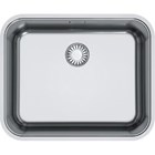 Franke Smart SRX 210-250 T design spoelbak met 3 1/2" Turbo [integraal] afvoerplug