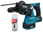 Makita DHR243Z  accu combihamer - SDS-Plus - 18V - excl. accu en lader - 2 boorkoppen - in doos 