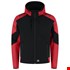 Tricorp Softshell Capuchon Bicolor Redefined 406118 Black/Brightred - maat M