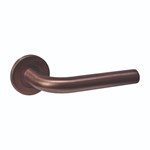 Intersteel Deurkruk Q 02 op rozet verdekt ø52x6mm PVD Brons