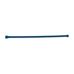Gebr. Bodegraven stootijzer - plat/knop - 1500mm x Ø28mm - blauw gelakt