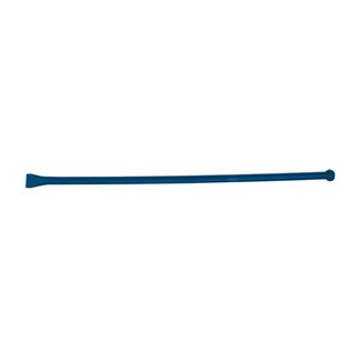 Gebr. Bodegraven stootijzer - plat/knop - 1500mm x Ø28mm - blauw gelakt