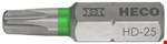 HECO schroefbits [10x] - Torx T-25 (HD25) - groen