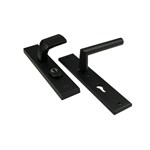 AMI veiligheidsbeslag knop/zonder kruk - SKG*** met kerntrekbeveiliging - PC 72 - deurdikte 53-57 mm - zwart
